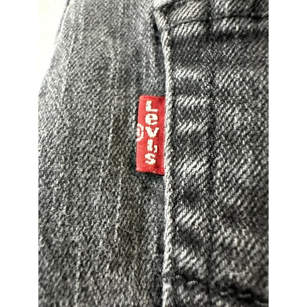 Levi's 508 Jeans Men's 28x27.5 Regular Taper Fit Black‎ Dark Wash Denim